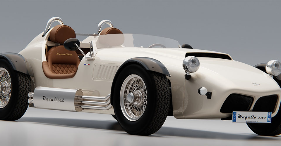 IMAGE MUGELLO 375 F BLANC OLD BRITISH SLIDER MODELES | Devalliet