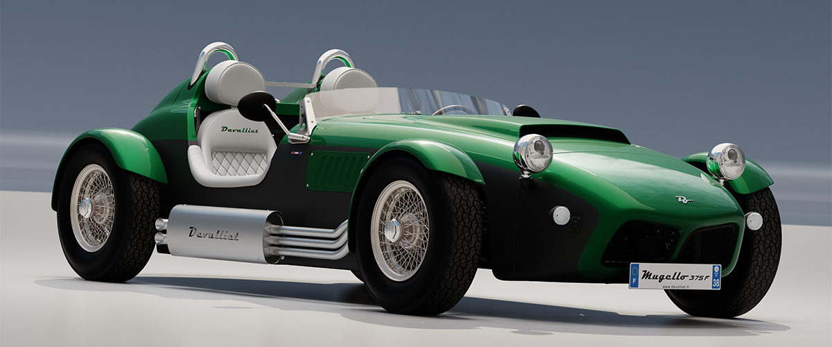 IMAGE MUGELLO 375 F VERT/NOIR SLIDER MODELES | Devalliet