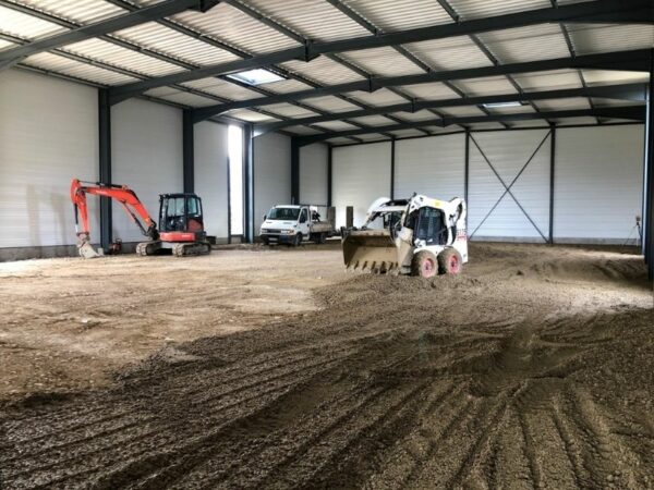 Actualité - nouvelle usine à Tullins - batiment 800m² en construction- Devalliet Manufacture Française d'Automobiles
