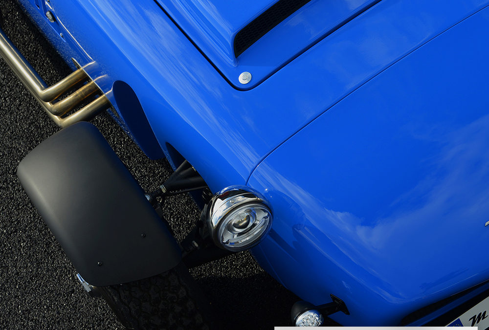 Photo Instgram Mugello 375F bleue de Devalliet vue coupée