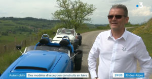 Capture d'écran passage Hervé Valliet PDG DEVALLIIET sur le reportage France 3 AURA