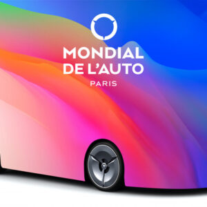 Visuel promotionnel du Mondial de l'Auto 2022