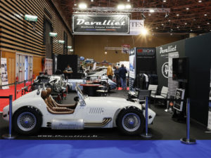 STAND DEVALLIET AU SALON EPOQU'AUTO 2023 A LYON.