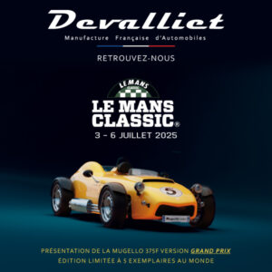voiture roadster devalliet jaune grand prix