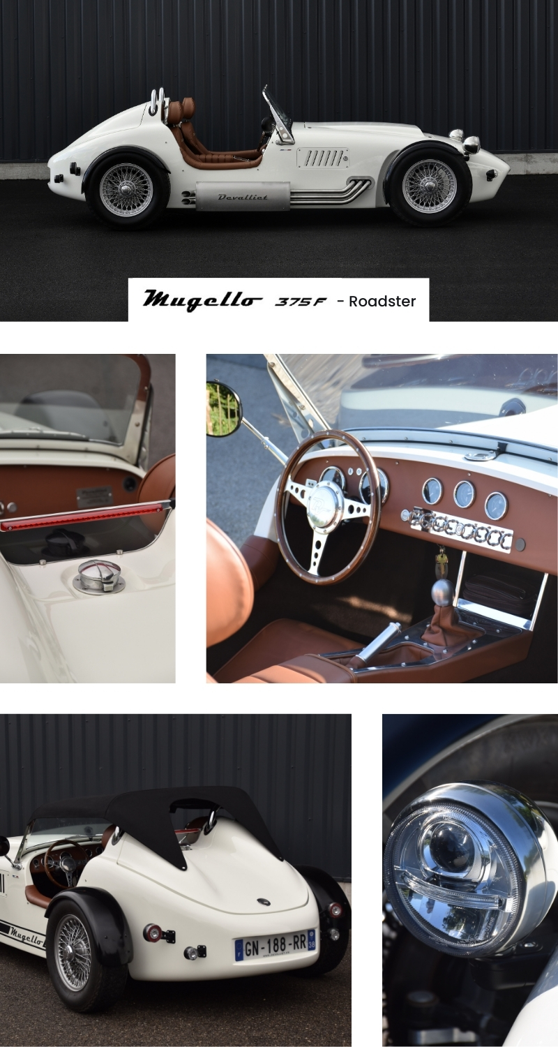 Detail MUGELLO 375F - Roadster - DEVALLIET